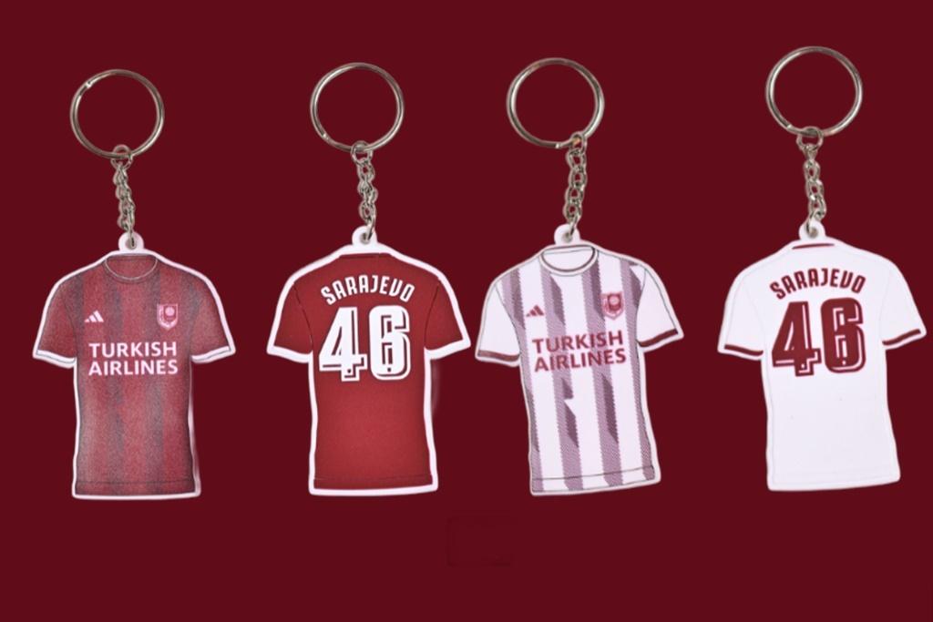 Pendant - Adidas jersey, burgundy or white