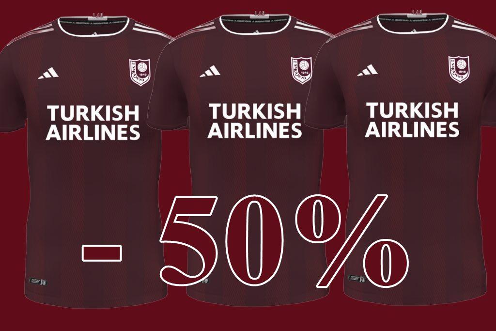 Home jersey 2024/2025 with 50% discount