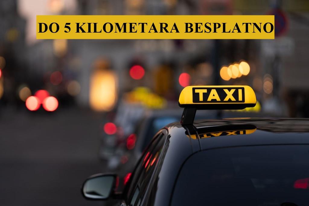 Do 5 kilometara besplatno